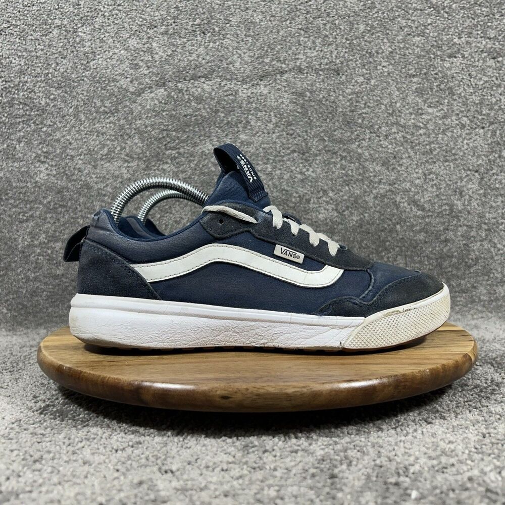 Vans Range EXP Mens Size 8 Navy Blue Athletic Outdoor Trail Running Shoes Used